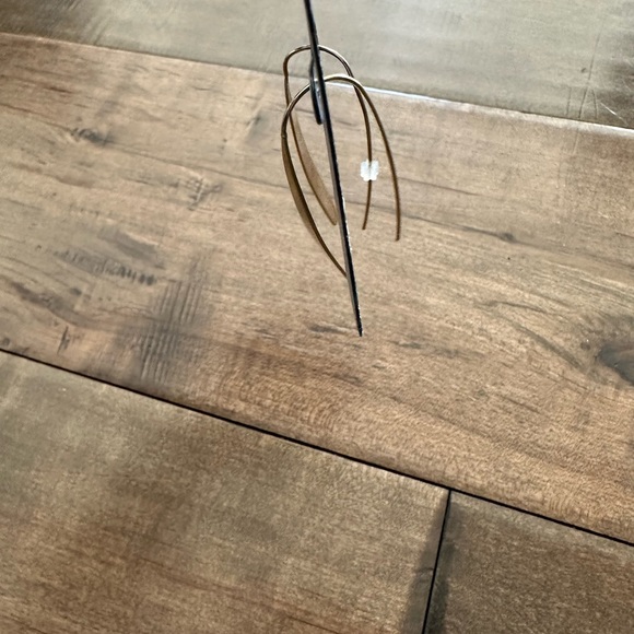 NWT!! Gold Dangle Earrings - Picture 2 of 3